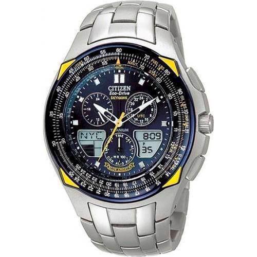 Image of JR3090-58L Citizen Blue Angels Skyhawk Titanium